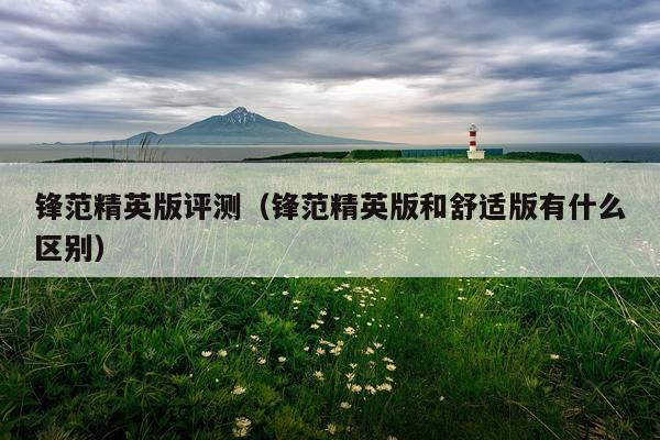 锋范精英版评测（锋范精英版和舒适版有什么区别）