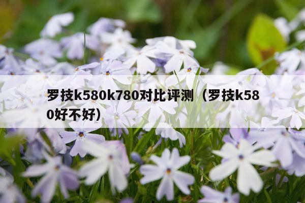 罗技k580k780对比评测（罗技k580好不好）