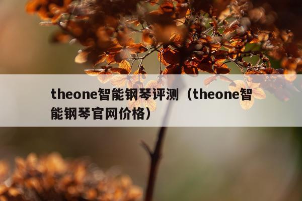 theone智能钢琴评测（theone智能钢琴官网价格）