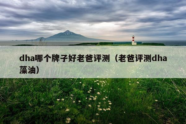 dha哪个牌子好老爸评测（老爸评测dha藻油）