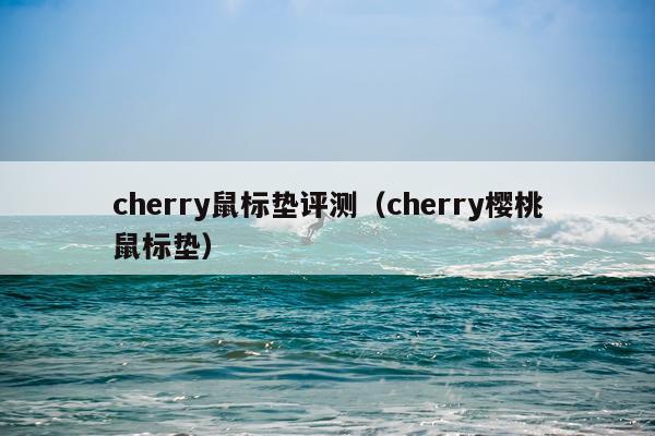 cherry鼠标垫评测（cherry樱桃鼠标垫）