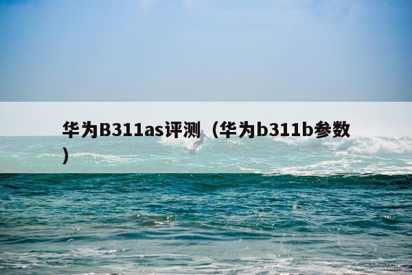 华为B311as评测（华为b311b参数）