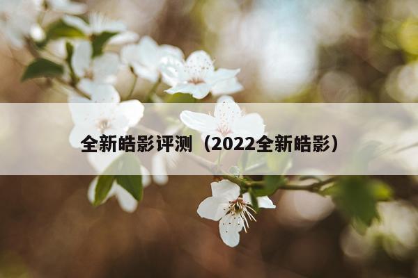 全新皓影评测（2022全新皓影）