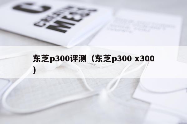 东芝p300评测（东芝p300 x300）