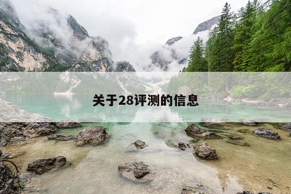 关于28评测的信息