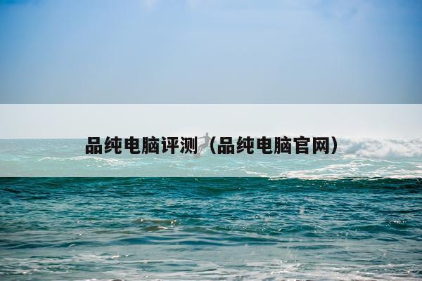 品纯电脑评测（品纯电脑官网）