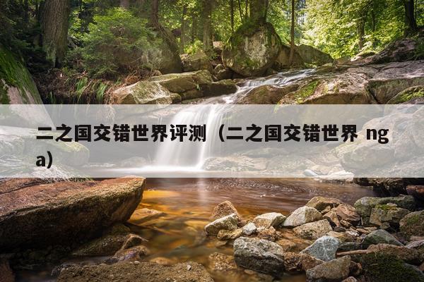 二之国交错世界评测（二之国交错世界 nga）