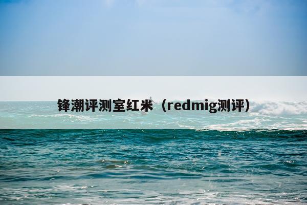 锋潮评测室红米（redmig测评）