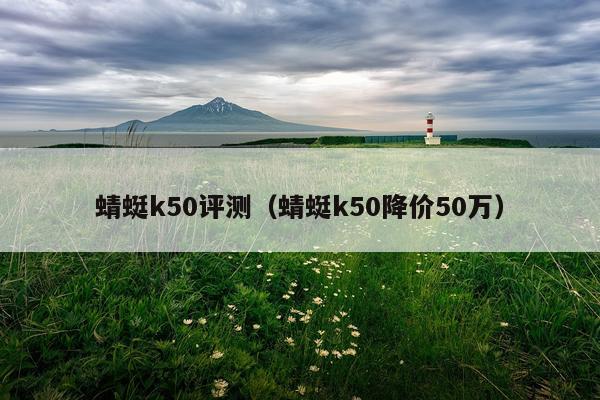 蜻蜓k50评测（蜻蜓k50降价50万）