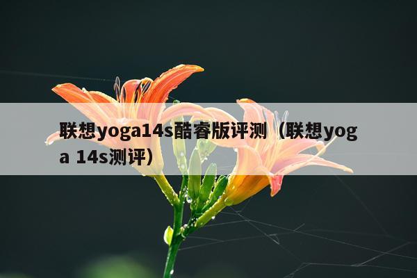 联想yoga14s酷睿版评测（联想yoga 14s测评）
