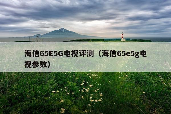海信65E5G电视评测（海信65e5g电视参数）