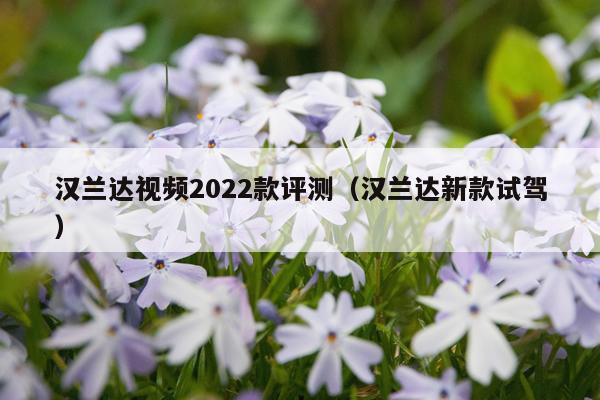 汉兰达视频2022款评测（汉兰达新款试驾）