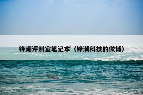 锋潮评测室笔记本（锋潮科技的微博）