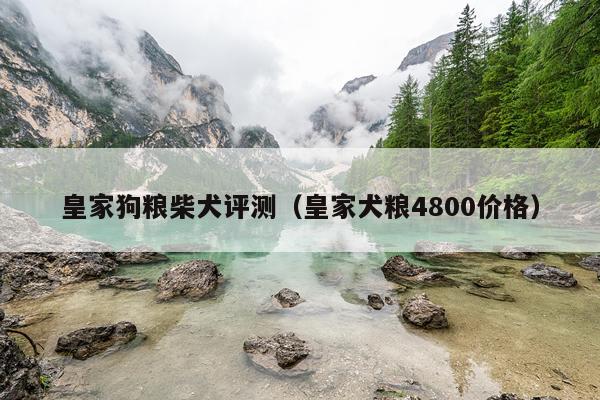 皇家狗粮柴犬评测（皇家犬粮4800价格）