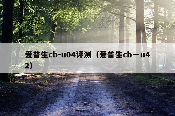 爱普生cb-u04评测（爱普生cb一u42）