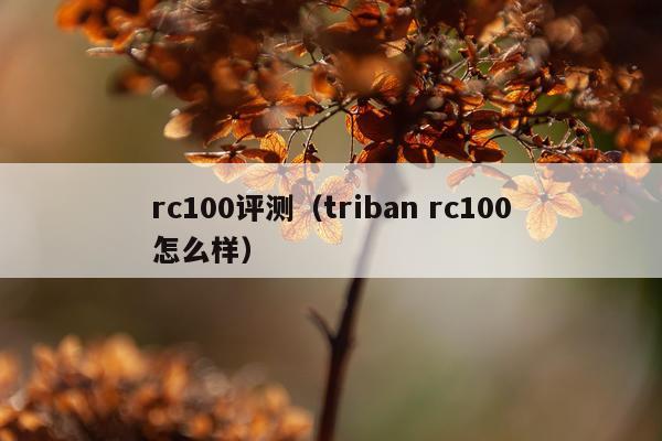 rc100评测（triban rc100怎么样）