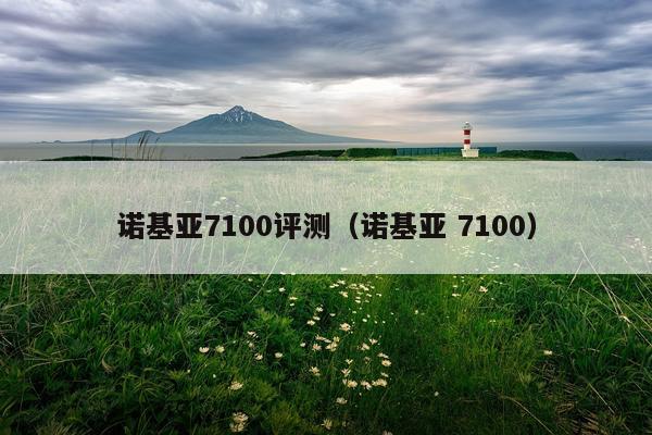 诺基亚7100评测（诺基亚 7100）