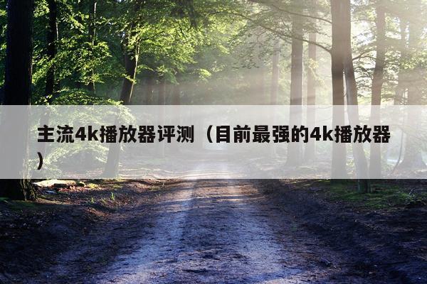主流4k播放器评测（目前最强的4k播放器）