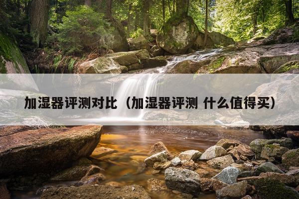 加湿器评测对比（加湿器评测 什么值得买）
