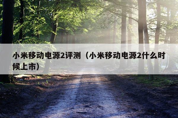 小米移动电源2评测（小米移动电源2什么时候上市）