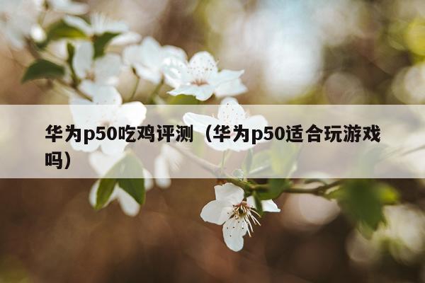 华为p50吃鸡评测（华为p50适合玩游戏吗）