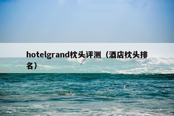 hotelgrand枕头评测（酒店枕头排名）