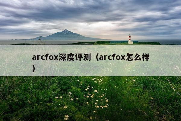arcfox深度评测（arcfox怎么样）