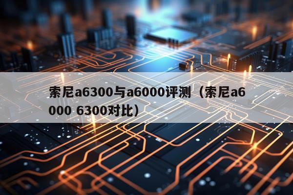 索尼a6300与a6000评测（索尼a6000 6300对比）